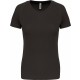 T-Shirt Sport Manches Courtes Femme, Couleur : Dark Grey, Taille : XS