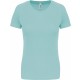 T-Shirt Sport Manches Courtes Femme, Couleur : Ice Mint, Taille : XS