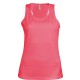 Débardeur Sport Femme, Couleur : Fluorescent Pink, Taille : XS