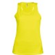 Débardeur Sport Femme, Couleur : Fluorescent Yellow, Taille : XS