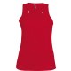 Débardeur Sport Femme, Couleur : Red (Rouge), Taille : XS