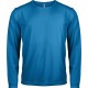 T-Shirt Sport Manches Longues, Couleur : Aqua Blue, Taille : XS
