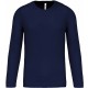 T-Shirt Sport Manches Longues, Couleur : Navy (Bleu Marine), Taille : XS