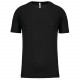T-Shirt Sport Manches Courtes enfant, Couleur : Black (Noir), Taille : 6 / 8 Ans