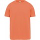 T-Shirt Sport Manches Courtes Enfant, Couleur : Coral, Taille : 6 / 8 Ans