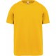T-Shirt Sport Manches Courtes Enfant, Couleur : True Yellow, Taille : 6 / 8 Ans