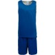 Kit basketball réversible enfant, Couleur : Sporty Royal Blue / White, Taille : 6 / 8 Ans