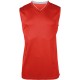 Maillot Basket-Ball Enfant, Couleur : Sporty Red, Taille : 6 / 8 Ans