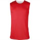 MAILLOT RÉVERSIBLE BASKET-BALL UNISEXE, Couleur : Sporty Red / White, Taille : XS