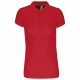 Polo Manches Courtes Femme, Couleur : Sporty Red, Taille : XS