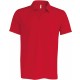 Polo Sport Respirant, Couleur : Red (Rouge), Taille : S