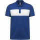 Polo Manches Courtes Adulte, Couleur : Sporty Royal Blue / White, Taille : S