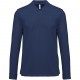 Polo Manches Longues Cool Plus Adulte, Couleur : Sporty Navy, Taille : XS