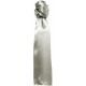 Plain Scarf - Foulard Femme, Couleur : Silver (Argent)