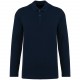 Polo Supima® Manches Longues Homme, Couleur : Deep Navy, Taille : S