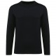 T-Shirt Supima® Col V Manches Longues Homme, Couleur : Black, Taille : S