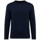 T-Shirt Supima® Col V Manches Longues Homme, Couleur : Deep Navy, Taille : S