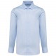 Chemise Popeline Manches Longues Homme, Couleur : Essential Sky Blue, Taille : S