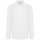 Chemise Popeline Manches Longues Homme, Couleur : White, Taille : S
