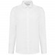 Chemise Oxford Pinpoint Manches Longues Homme, Couleur : White, Taille : S