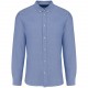 Chemise Oxford Manches Longues Homme, Couleur : Oxford Light Royal Blue, Taille : S