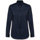 Chemise Twill Manches Longues Femme, Couleur : Navy, Taille : XS