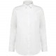 Chemise Twill Manches Longues Femme, Couleur : White, Taille : XS