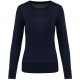 Pull Supima® Col Rond  Femme, Couleur : Deep Navy, Taille : XS