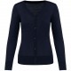 Cardigan Supima® Femme, Couleur : Deep Navy, Taille : XS