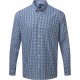Chemise Vichy Gros Carreaux, Couleur : Navy / White, Taille : S