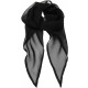 Elégant foulard Femme, Couleur : Black (Noir)