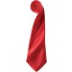 Cravate Satin, Couleur : Red (Rouge)