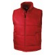 Bodywarmer, Couleur : Red (Rouge), Taille : 3XL