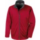 Veste Softshell Unisexe, Couleur : Red (Rouge), Taille : L