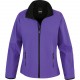 Veste Softshell Femme Printable, Couleur : Purple / Black, Taille : XS