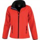 Veste Softshell Femme Printable, Couleur : Red / Black, Taille : XS
