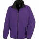 Veste Softshell Homme Printable, Couleur : Purple / Black, Taille : S