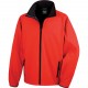 Veste Softshell Homme Printable, Couleur : Red / Black, Taille : S