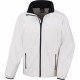 Veste Softshell Homme Printable, Couleur : White / Black, Taille : S