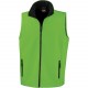 Bodywarmer Softshell Homme Printable, Couleur : Vivid Green / Black, Taille : S