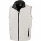 Bodywarmer Softshell Homme Printable, Couleur : White / Black, Taille : S