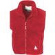 Bodywarmer Polaire Enfant, Couleur : Red (Rouge), Taille : 4 / 6 Ans