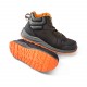 Chaussures de Sécurité Stirling, Couleur : Black / Grey / Orange, Taille : 36 EU