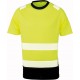 T-Shirt de Sécurité Recyclé, Couleur : Yellow / Black, Taille : S / M