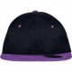 Casquette Bronx bicolore, Couleur : Black / Purple
