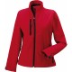 Veste Softshell Femme, Couleur : Classic Red, Taille : S