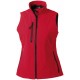 Bodywarmer Softshell Femme, Couleur : Classic Red, Taille : S