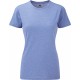 T-Shirt Hd Polycoton Sublimable Femme, Couleur : Blue Marl, Taille : S