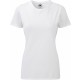 T-Shirt Hd Polycoton Sublimable Femme, Couleur : White (Blanc), Taille : S