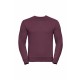 SWEAT-SHIRT COL ROND AUTHENTIC, Couleur : Burgundy, Taille : 3XL